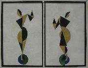 Theo van Doesburg Dancers oil painting reproduction